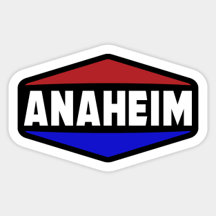 Anaheim California Sticker